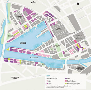 Docklands development