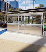 Kiosk almost ready