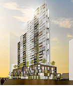Container-inspired apartment block