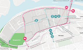 “Zombie” freight bridge reappears in latest Fishermans Bend strategy