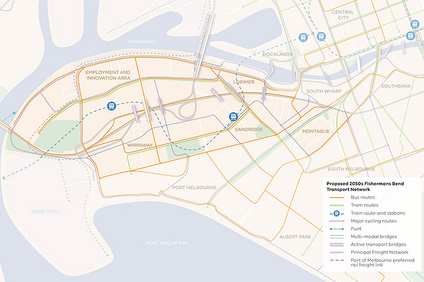 End of the line for Yarra tram bridge as government pivots on Fishermans Bend transport plan