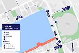 Exclusion zones set for Victoria Harbour Promenade in Docklands on New Year’s Eve
