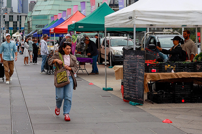 Farmers market set for Docklands return in May