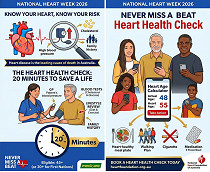 Heart Week 2026: “Never Miss a BEAT” with vital health checks