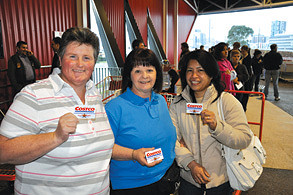 Bargain hunters descend on Docklands