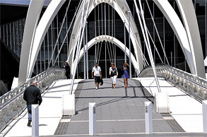 Footbridge gets a name