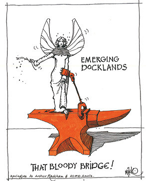 New port plan could save Docklands from bridge