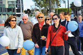 Docklanders walk for a cure