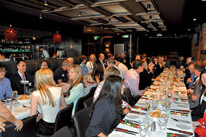 Great spirit at networking lunch
