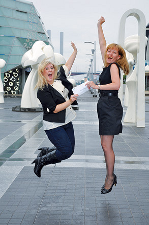 Alyssa is sky-high over Docklands