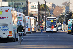 NewQuay ‘‘invaded’’ by buses