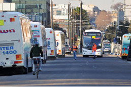 NewQuay ‘‘invaded’’ by buses