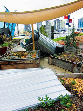 Community garden speaks for itself