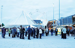 Docklanders take to the promenade over NewQuay