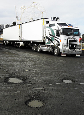 A hole lot of trouble brewing at the port