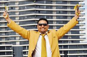 Real estate agent runs