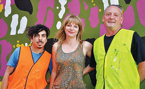 Mural comes to life