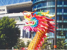Docklands Dragon in hibernation