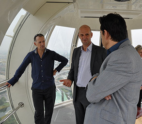 Media tour of Docklands